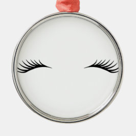Eyelashes Metalen Ornament