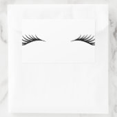 Eyelashes Rechthoekige Sticker (Tas)