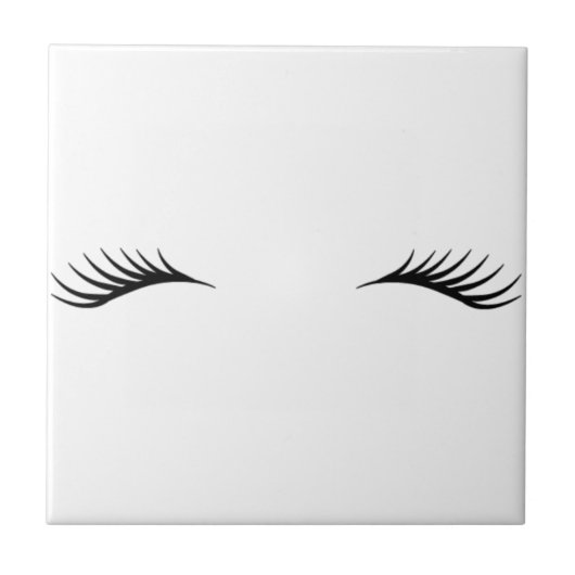 Eyelashes Tegeltje (Voorkant)