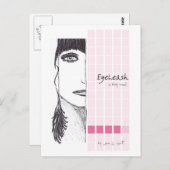 EyeLeash-Briefkaart Briefkaart (Voorkant / Achterkant)