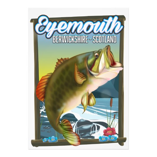 Eyemouth Berwickshire Scotland poster. Foto Afdruk (Voorkant)