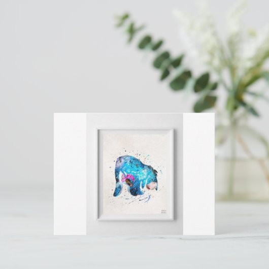 Eyeore Briefkaart (Staand voorkant)