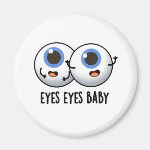 Eyes Baby Funny Ice Eyeballs Pun Magneet