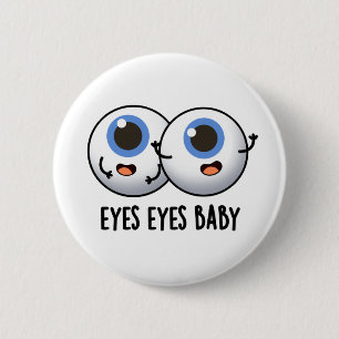 Eyes Baby Funny Ice Eyeballs Pun Ronde Button 5,7 Cm
