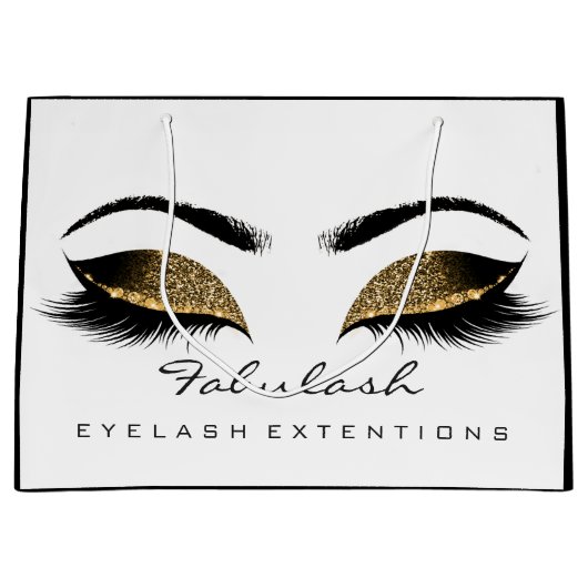 Eyes Lashes Makeup Glitter Beauty Chocolate Groot Cadeauzakje (Voorkant)