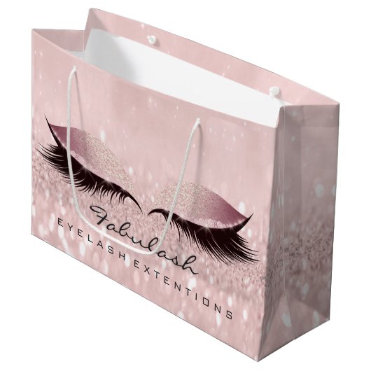 Eyes Lashes Makeup Glitter Wellness SPA Cosmetica Groot Cadeauzakje (Voorkant Gekanteld)