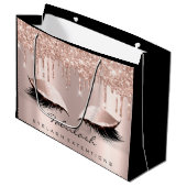 Eyes Lashes Sparkly Drips Makeup Beauty Bridal Groot Cadeauzakje (Voorkant Gekanteld)