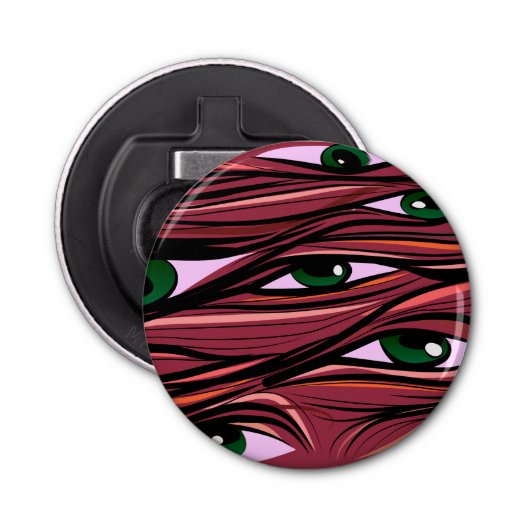 Eyes Monster Button Flesopener (Voorkant)