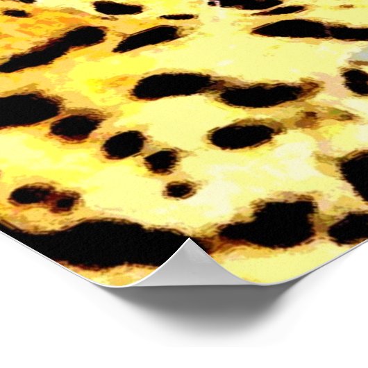 Eyes of Leopard Poster Print (Coin)