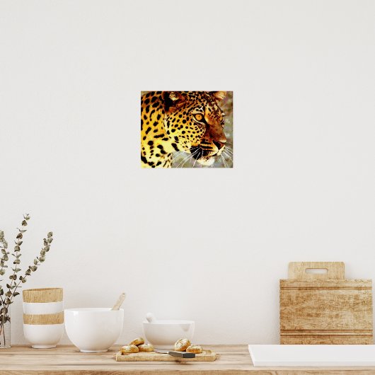 Eyes of Leopard Poster Print (Cuisine)