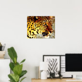 Eyes of Leopard Poster Print (Bureau à domicile)