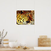Eyes of Leopard Poster Print (Cuisine)