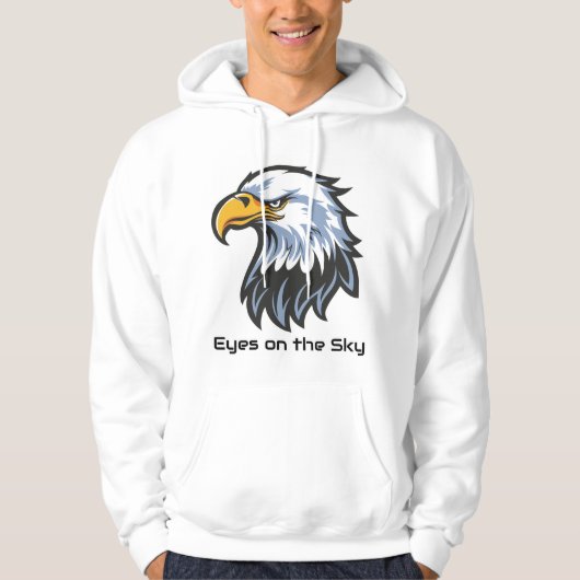 Eyes on the Sky” Eagle Hoodie (Voorkant)