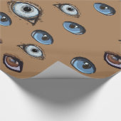 Eyes Pattern Cadeaupapier (Hoek)