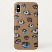 Eyes Pattern Case-Mate iPhone Case (Achterkant)