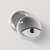 Eyes Ronde Button 3,2 Cm (Voorkant /achterkant)