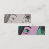 Eyes - Skinny Mini Visitekaartje (Voorkant / Achterkant)