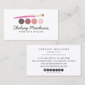  Eyeshadow Pallet Makeup Visitekaartje (Voorkant / Achterkant)