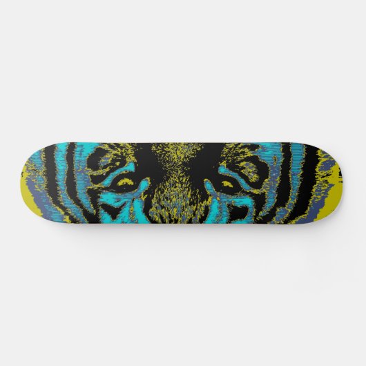 Eyes's Tiger - Fine Art Skateboard (Horz)