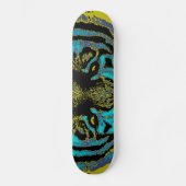 Eyes's Tiger - Schone Kunsten Skateboard (Voorkant)