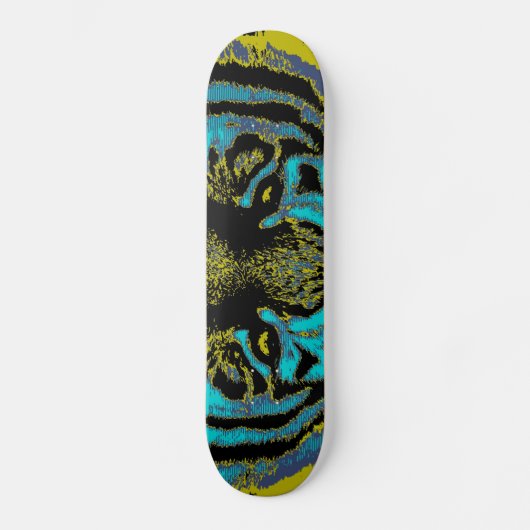 Eyes's Tiger - Schone Kunsten Skateboard (Voorkant)