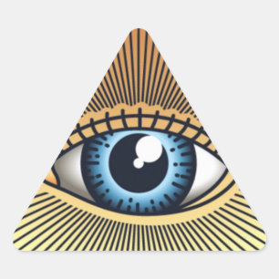 EyeTri-Sticker Driehoek Sticker