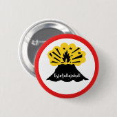 Eyjafjallajokull Volcano Button Badge (Voorkant /achterkant)
