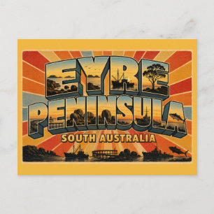 Eyre-schiereiland Zuid-Australië Zeevoedsel Grensg Briefkaart