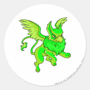 Eyrie Ggloing Ronde Sticker