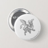 Eyrie Silver Ronde Button 5,7 Cm (Voorkant /achterkant)