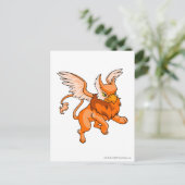 Eyrie Sinaasappel Briefkaart (Staand voorkant)