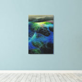 Eyvind Earle - Mistvelden Canvas Afdruk (Insitu (Houten vloer))