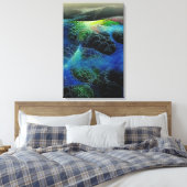 Eyvind Earle - Mistvelden Canvas Afdruk (Insitu (Slaapkamer))