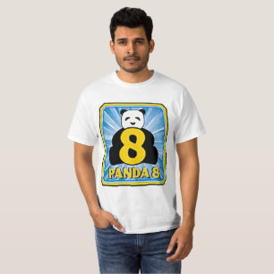 ez Baccarat panda 8 T-shirt