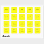 EZ-C Bright Yellow Prescription Refill Sticker (Vel)
