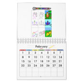 EZ Doodle - Draw op me..... - Gepersonaliseerd Kalender (Feb 2026)