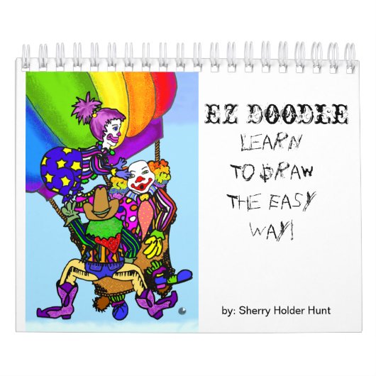 EZ Doodle - Draw op me..... - Gepersonaliseerd Kalender (Hoes)