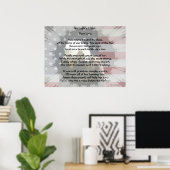 EZ-Poster voor Eagle-gebeden Poster (Thuiskantoor)