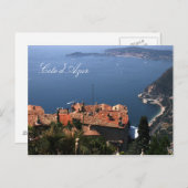 Eze, Cote d'Azur Briefkaart (Voorkant / Achterkant)