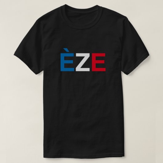 EZE Franse vlag Essential T-shirt (Design voorkant)