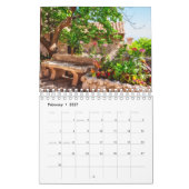 Eze Middeleeuws dorp, Franse Rivièra kalender (Feb 2027)