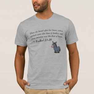 Ezekiel 23:20 t-shirt