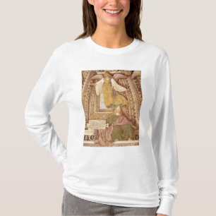 Ezekiel en Angel, die het krijst van de T-shirt