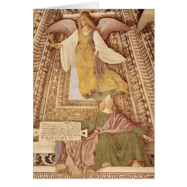 Ezekiel et ange tenant le calice de (Devant)