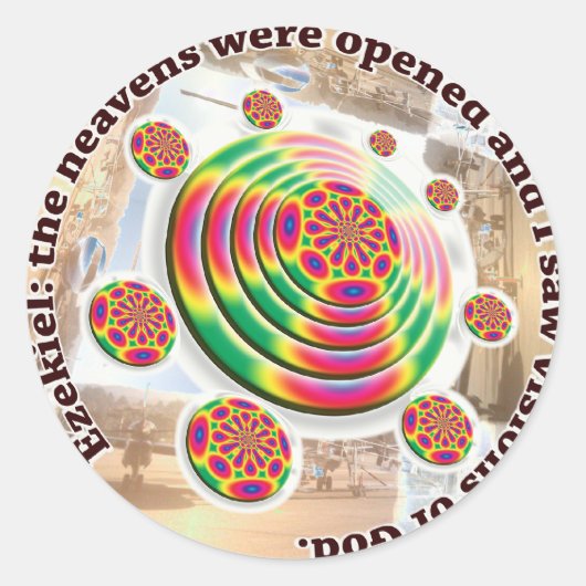 Ezekiel's Wiel Sticker (Voorkant)