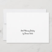 ezel bedankkaart (Achterkant)