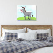 Ezel Canvas Afdruk (Insitu (Slaapkamer))