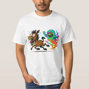 Ezel die rent van een Gekke geest T-shirt