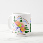 ezel en regenboog koffiemok (Voorkant links)