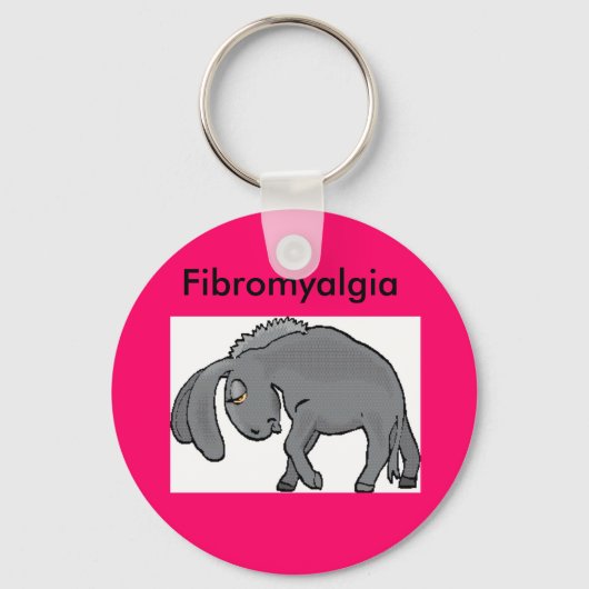 ezel, fibromyalgie sleutelhanger (Voorkant)